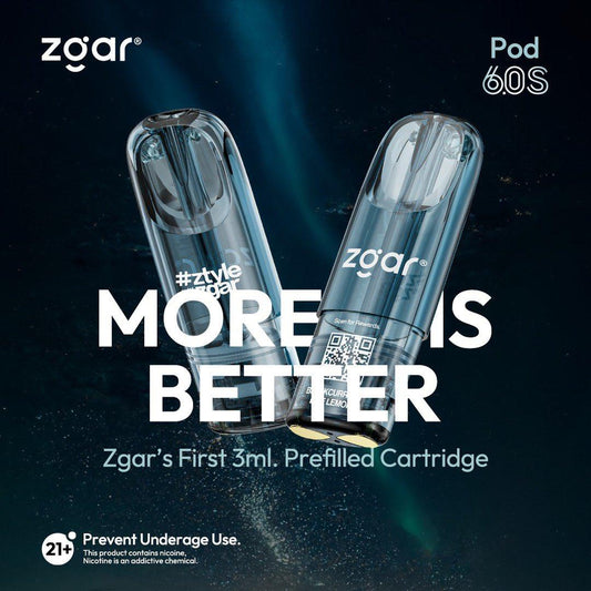 冰熊ZGAR 烟弹POD 6.0S:一段真实的使用分享