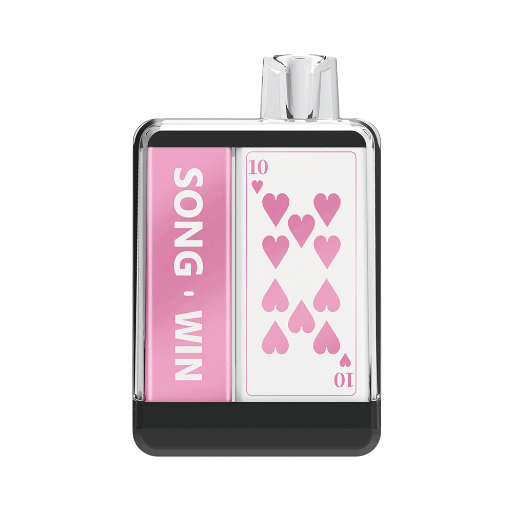 崧电子烟 Song一次性电子烟扑克系列 Y193C Lucky Pink Poker-9000口-多口味可选 西柚