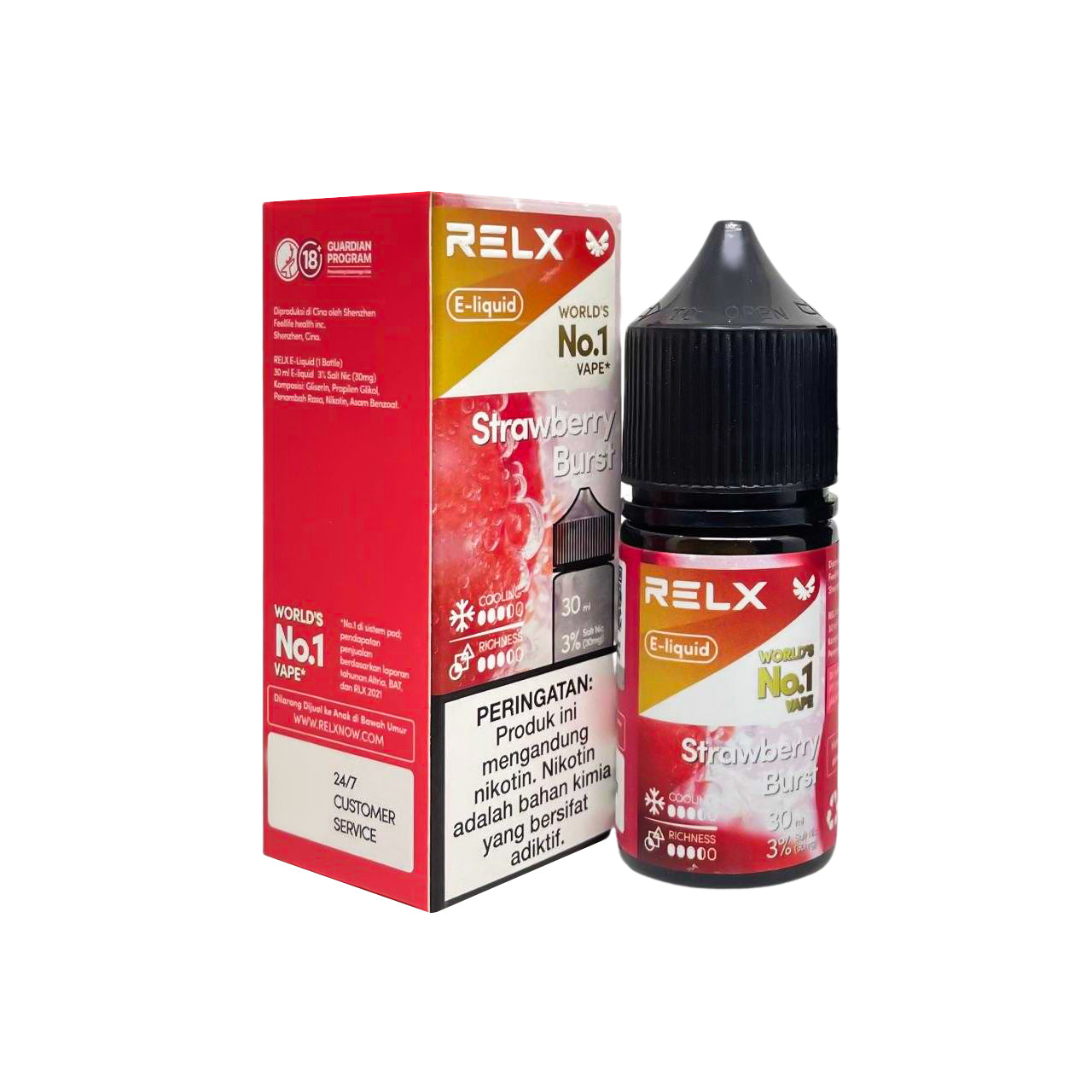正品原装悦刻尼古丁盐烟油 RELX E-liquid-30ml-多口味58mg/30mg可选