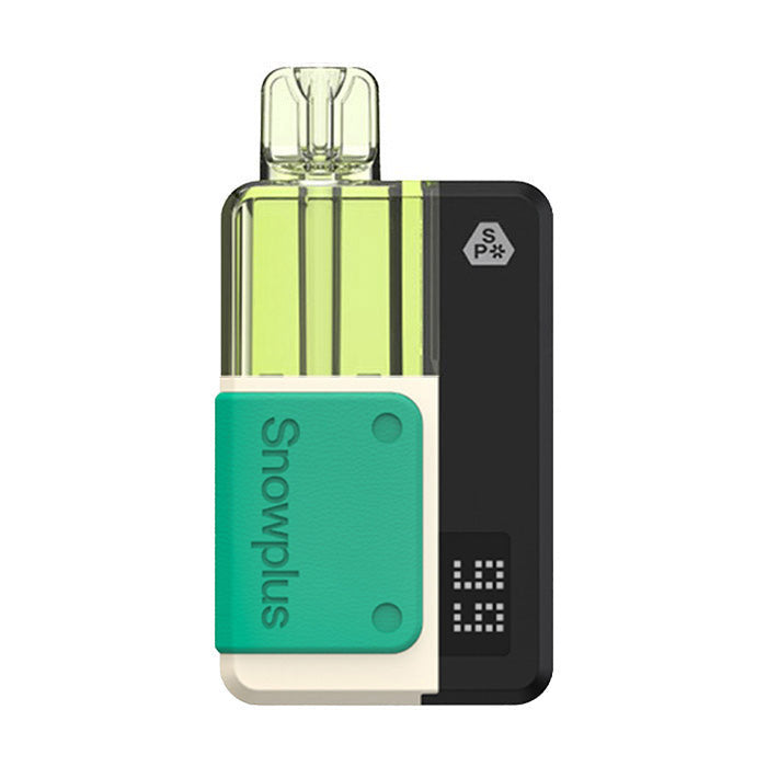 正品雪加积木Snowplus Swift 15000口可换弹电子烟套装/烟弹-多口味可选 套装(Kit) 绿豆
