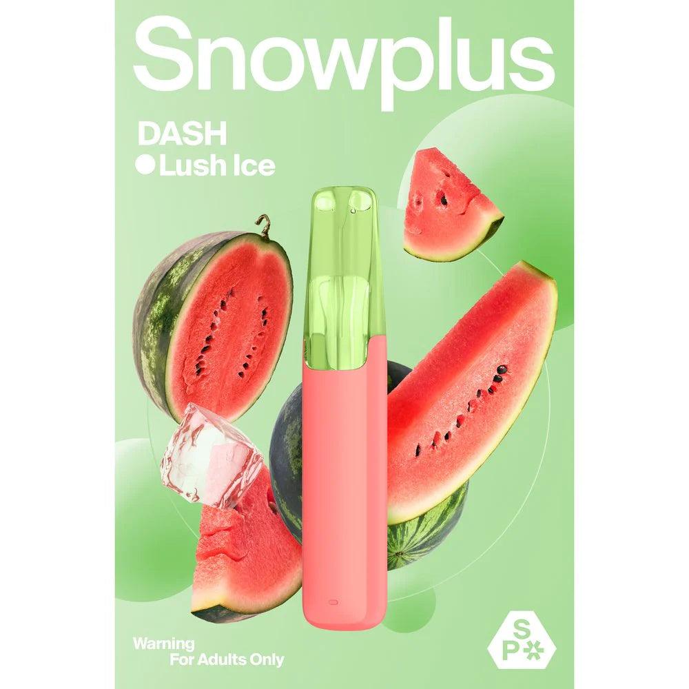 正品Snowplus Dash雪加鸭嘴兽4000口经典一次性电子烟海外版 西瓜冰
