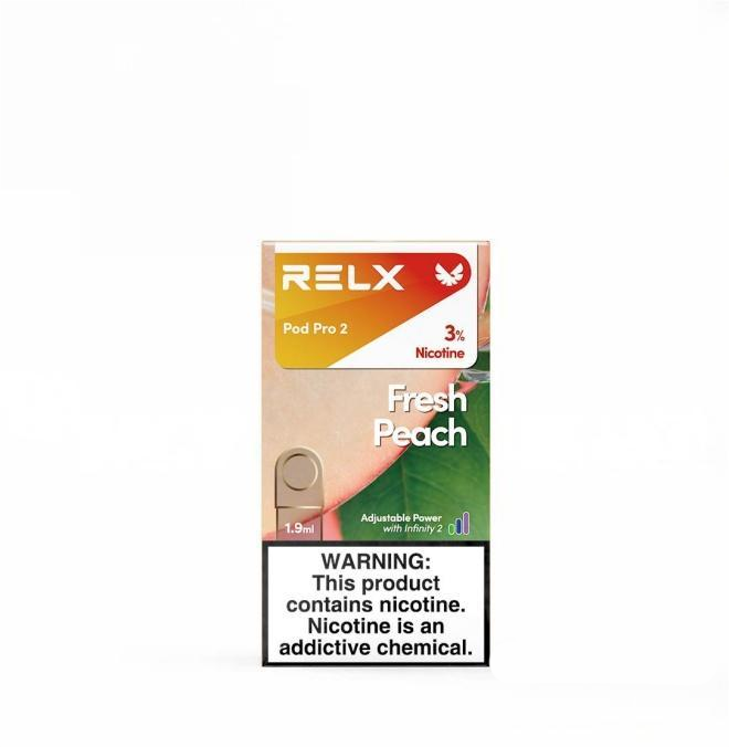 正品悦刻Relx外贸弹 蜜桃(Fresh Peach)口味-单颗装-(陶瓷芯版本)-三颗起售