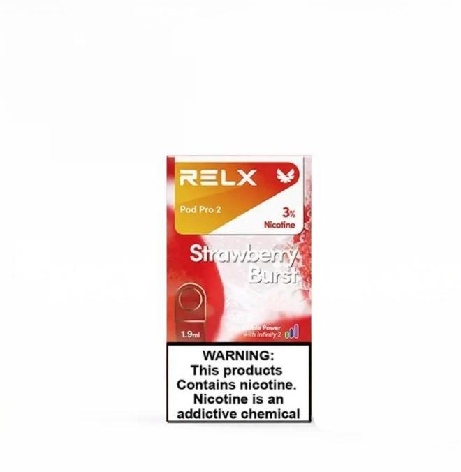 正品悦刻Relx外贸弹 草莓冰沙(Strawberry Burst)口味-单颗装-(陶瓷芯版本)-三颗起售