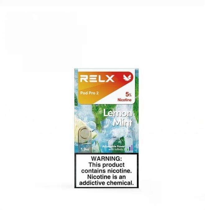Authentic Relx export ice bomb lemon mint flavor - single pack - (sixt Authentic Relx export ice bomb lemon mint flavor - single pack - (sixt