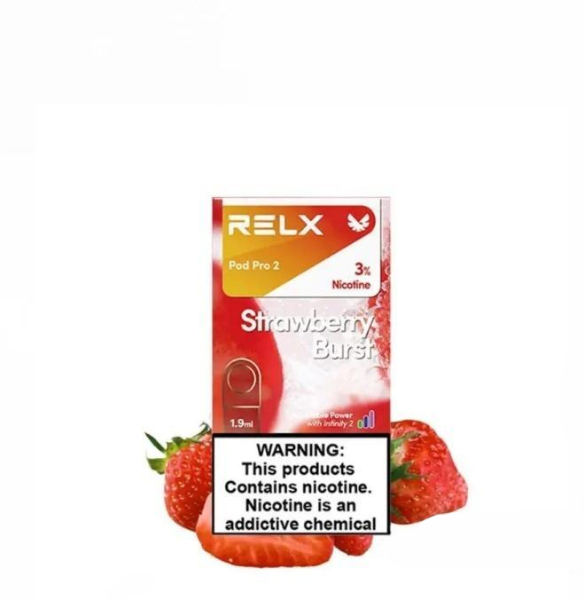 正品悦刻Relx外贸弹 草莓冰沙(Strawberry Burst)口味-单颗装-(陶瓷芯版本)-三颗起售
