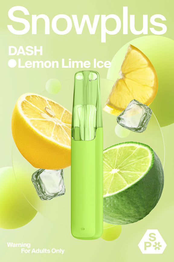 正品Snowplus Dash雪加鸭嘴兽4000口经典一次性电子烟海外版 冰爽青柠