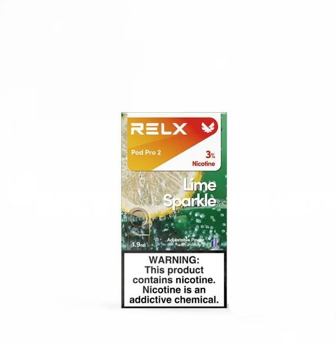 Authentic Relx Lime Sparkle flavor for export - single pack - (ceramic Authentic Relx Lime Sparkle flavor for export - single pack - (ceramic