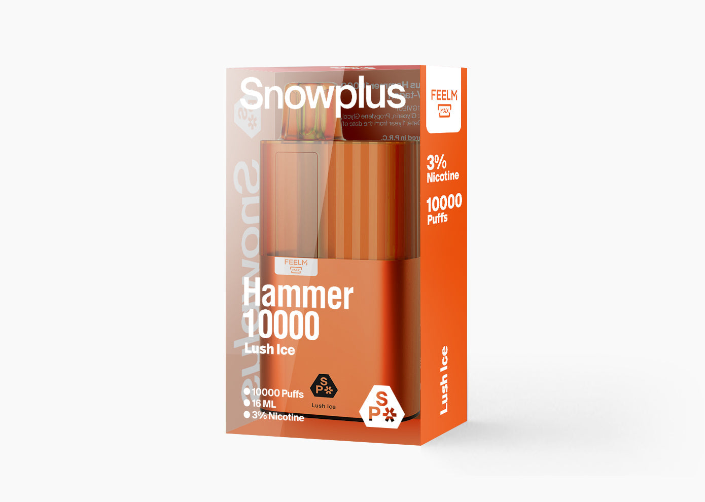 雪加大板砖Snowplus Hammer 10000口 正品海外版 一次性16ml大容量-多口味可选 西瓜冰