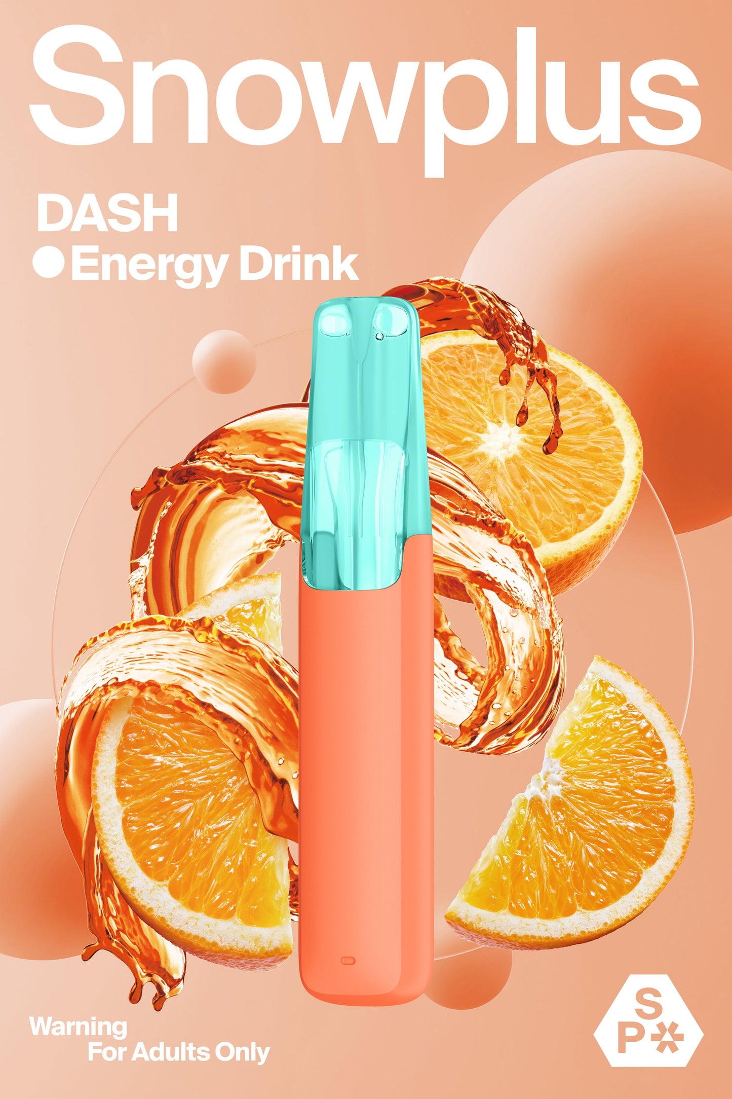 正品Snowplus Dash雪加鸭嘴兽4000口经典一次性电子烟海外版 能量饮料
