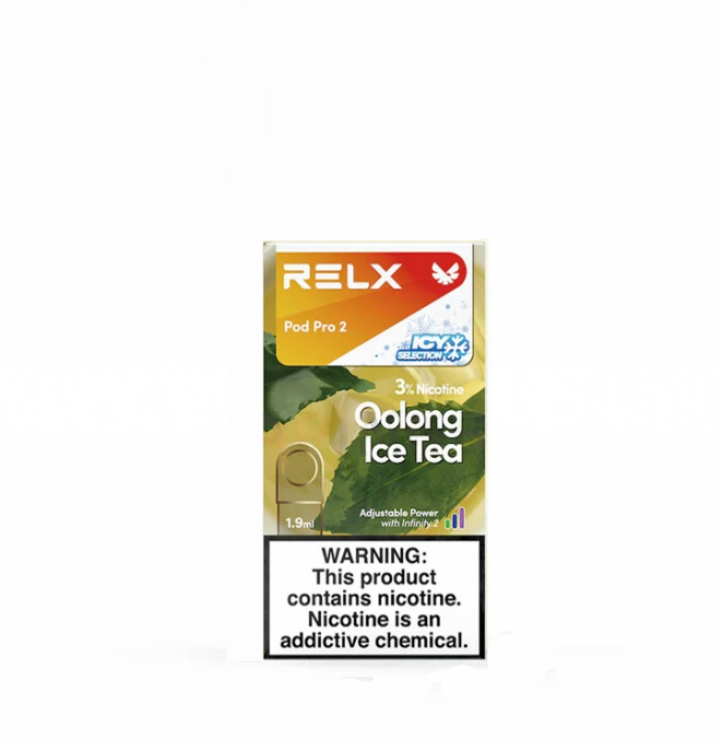 正品悦刻Relx外贸弹 高凉铁观音(Oolong Ice Tea)口味-单颗装-(陶瓷芯版本)-三颗起售