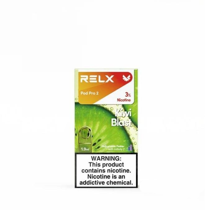 正品悦刻Relx外贸弹 奇异果(Kiwi Blast)口味-单颗装-(陶瓷芯版本)-三颗起售