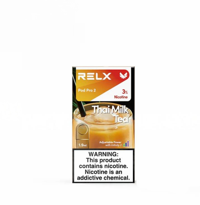 正品悦刻Relx外贸弹 泰式奶茶(Thai milk tea)口味-单颗装-(陶瓷芯版本)