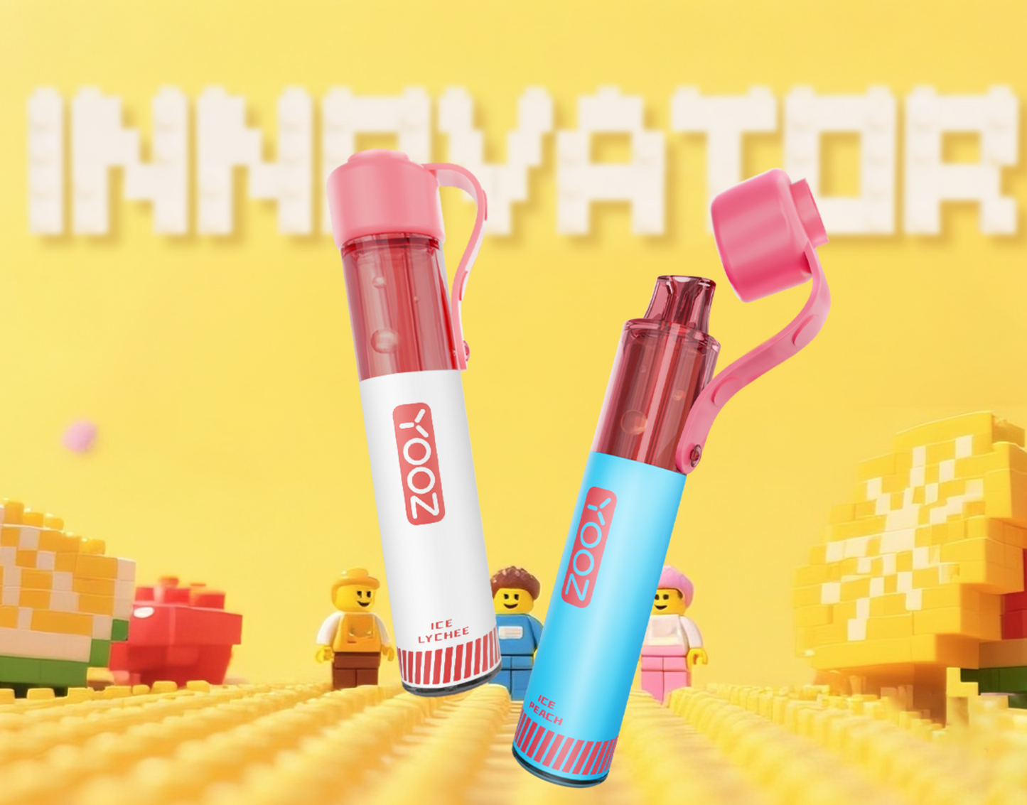 正品柚子积木YOOZ INNOVATOR电子烟食品级硅胶嘴帽冰爽型小烟-多口味可选