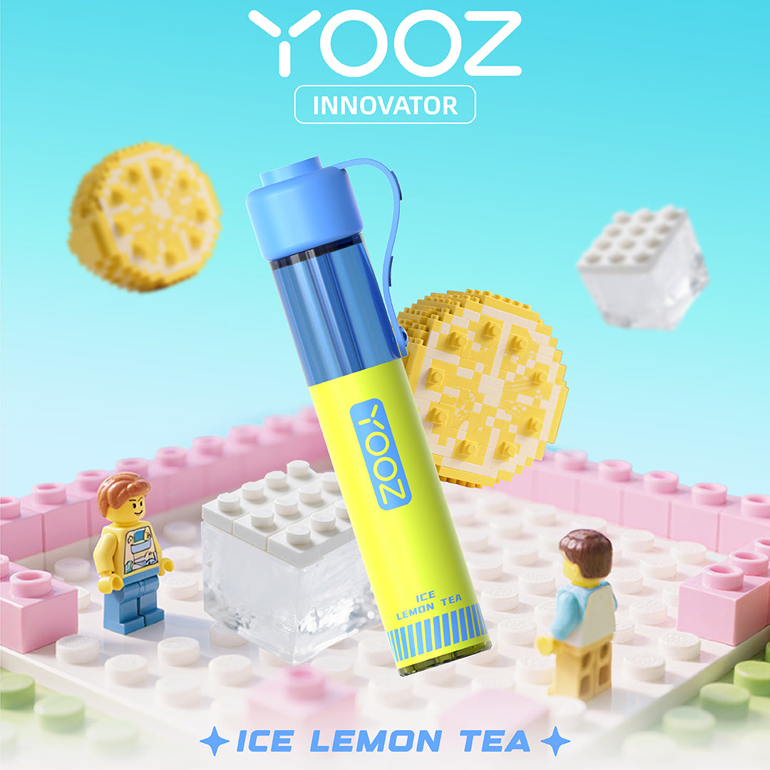 正品柚子积木YOOZ INNOVATOR电子烟食品级硅胶嘴帽冰爽型小烟-多口味可选 冰镇柠檬茶