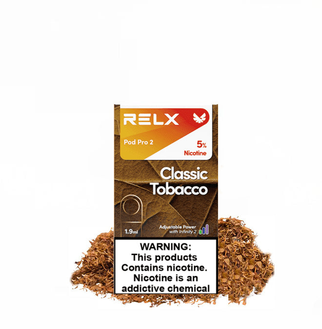 正品悦刻RELX外贸弹经典烟草(Classic Tobacoo)口味-单颗装三颗起售