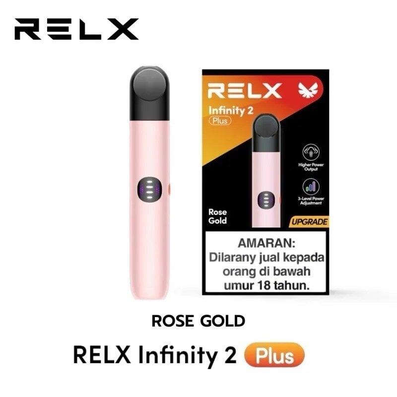 悦刻Relx 原装正品无限2(RELX Infinity2 plus) plus七代杆 粉色 海外版(四五六代烟弹通用)