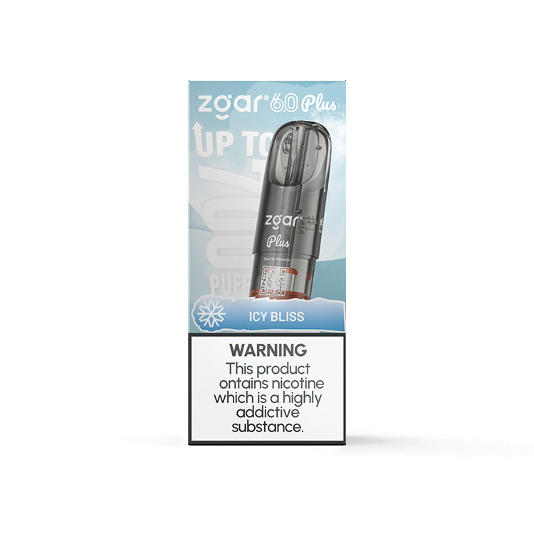 6盒正品冰熊Zgar 6.0 PLUS超大容量3.5ML 烟弹优惠套装(悦刻4/5/6/7代杆通用) 三种口味任选