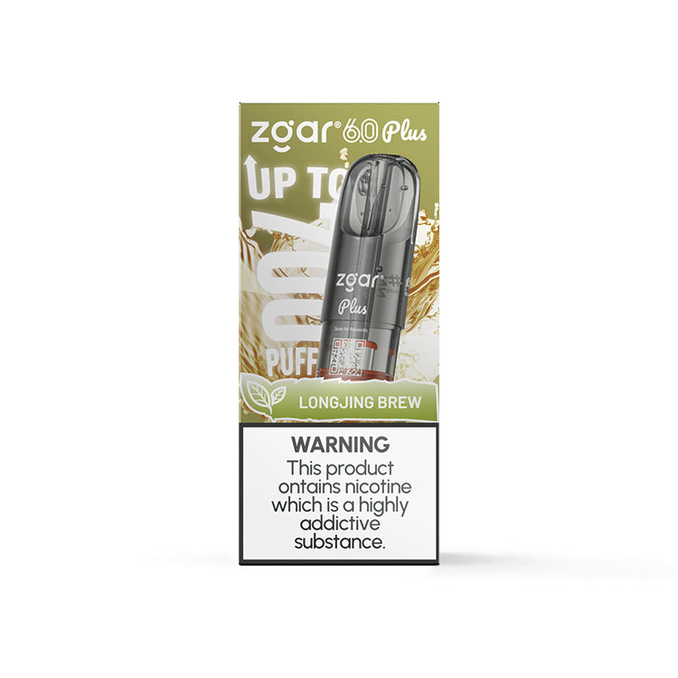 6盒正品冰熊Zgar 6.0 PLUS超大容量3.5ML 烟弹优惠套装(悦刻4/5/6/7代杆通用) 三种口味任选