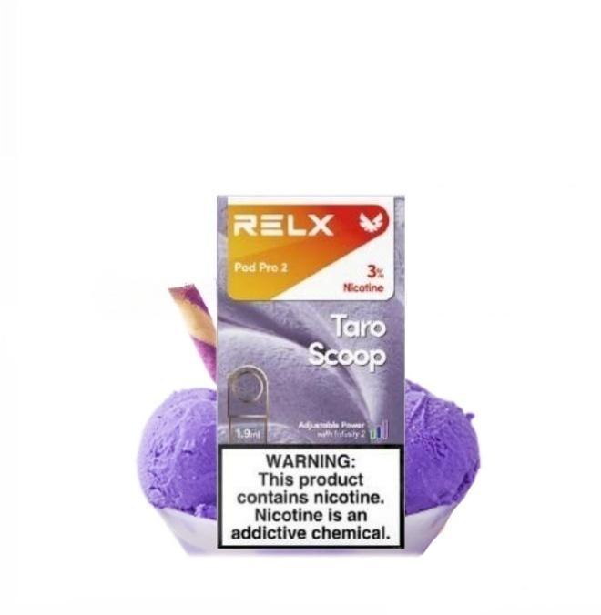 正品悦刻Relx外贸弹 香芋冰淇淋(Taro Scoop)口味-单颗装-(陶瓷芯版本)-三颗起售