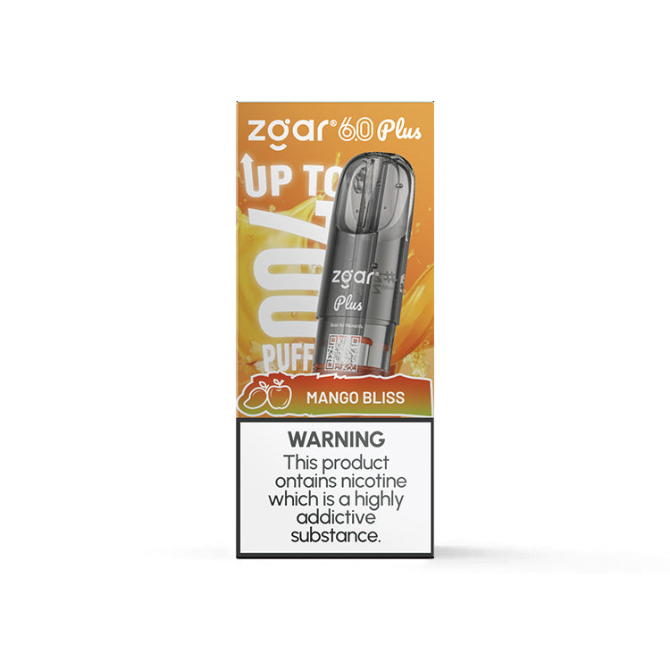 6盒正品冰熊Zgar 6.0 PLUS超大容量3.5ML 烟弹优惠套装(悦刻4/5/6/7代杆通用) 三种口味任选