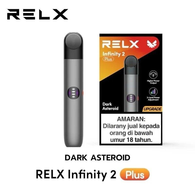 悦刻Relx 原装正品无限2(RELX Infinity2 plus) plus七代杆 灰色(DARK ASTEROID) 海外版(四五六代烟弹通用)