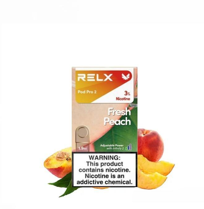 正品悦刻Relx外贸弹 蜜桃(Fresh Peach)口味-单颗装-(陶瓷芯版本)-三颗起售