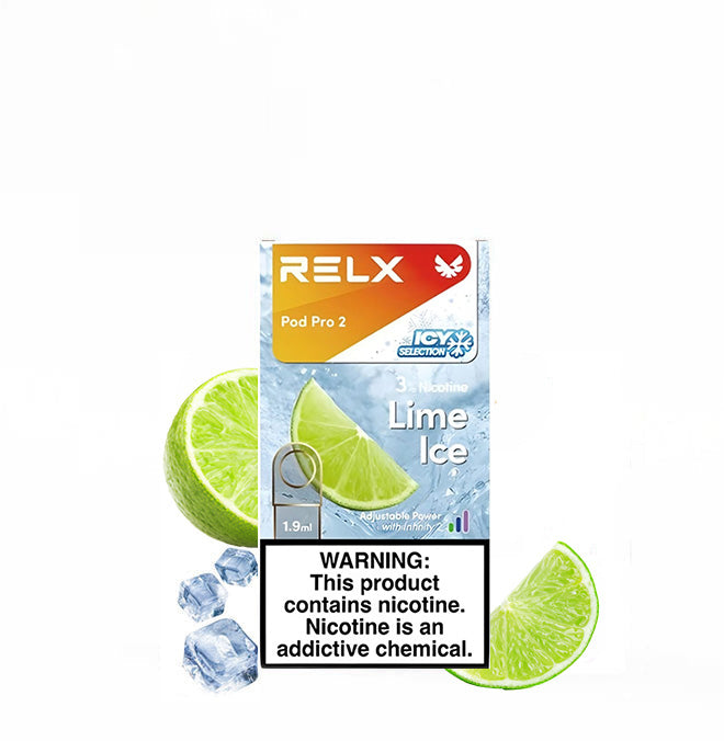 正品悦刻RELX外贸弹极凉青柠(Lime Ice)口味-单颗装-(陶瓷芯版本)-三颗起售
