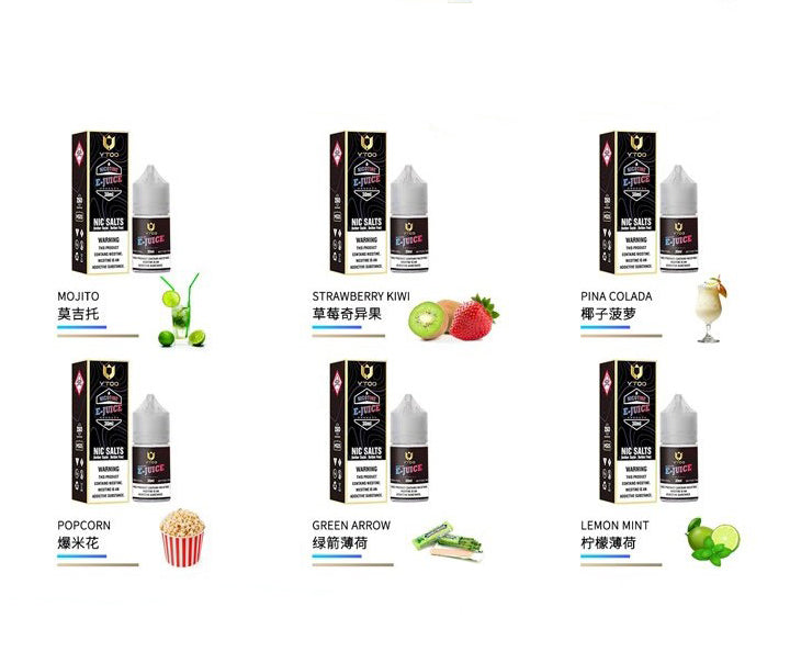 原装YTOO悦拓尼古丁盐烟油30ml-多口味可选