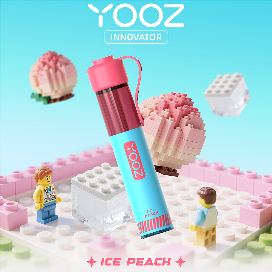 正品柚子积木YOOZ INNOVATOR电子烟食品级硅胶嘴帽冰爽型小烟-多口味可选 冰镇桃子