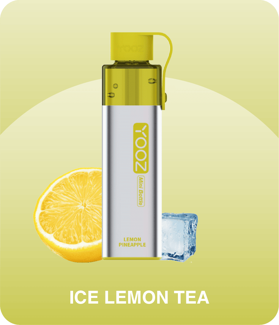 正品柚子迷你小酒瓶 YOOZ Mini Bottle大烟雾4000口食品级硅胶嘴套一次性电子烟-多口味可选 柠檬茶