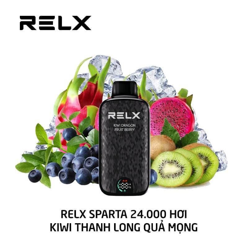 正品悦刻大黑盒斯巴达 RELX Sparta 24000口一次性电子烟-大容量混合果味/智能液晶显示屏 奇异果火龙果
