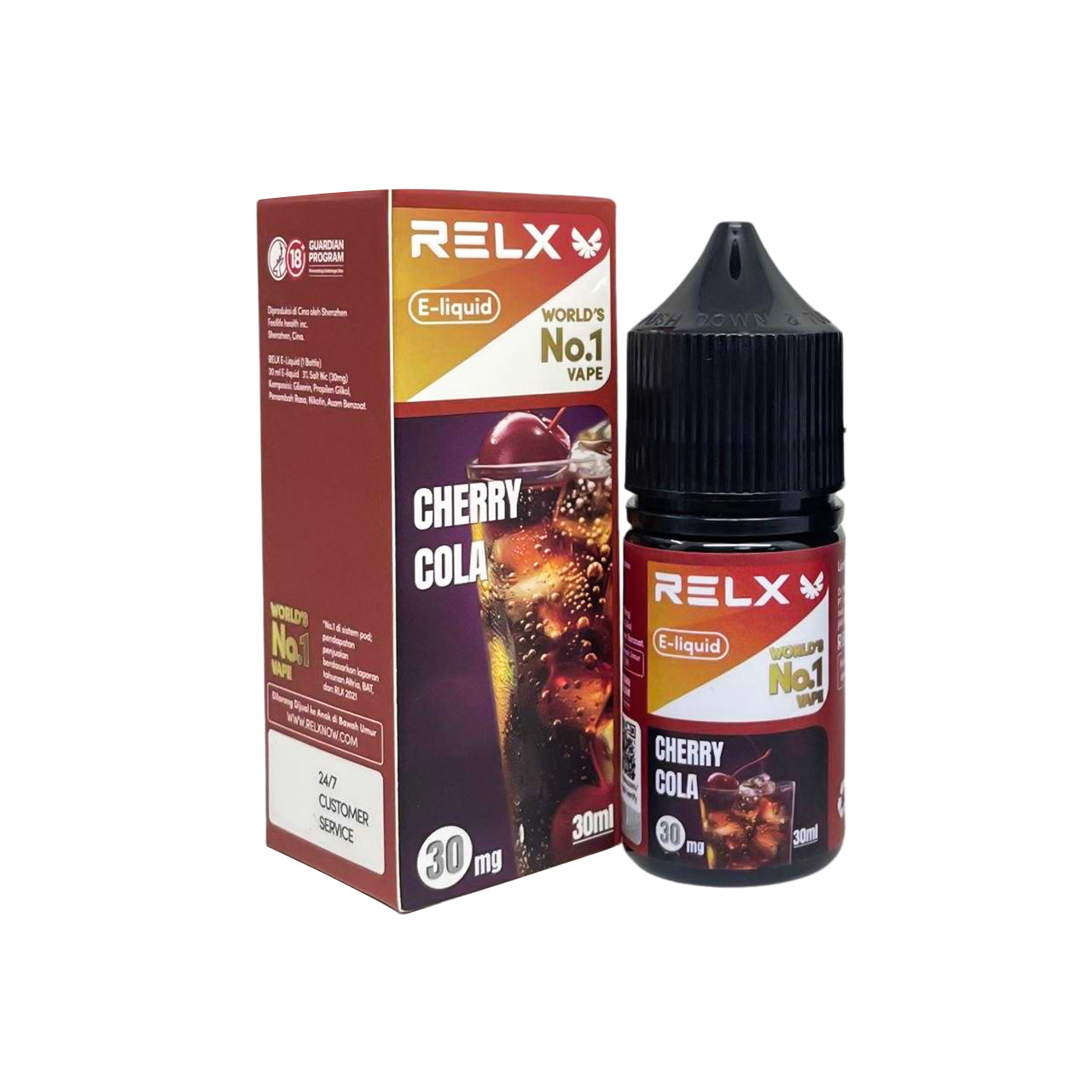 正品原装悦刻尼古丁盐烟油 RELX E-liquid-30ml-多口味58mg/30mg可选