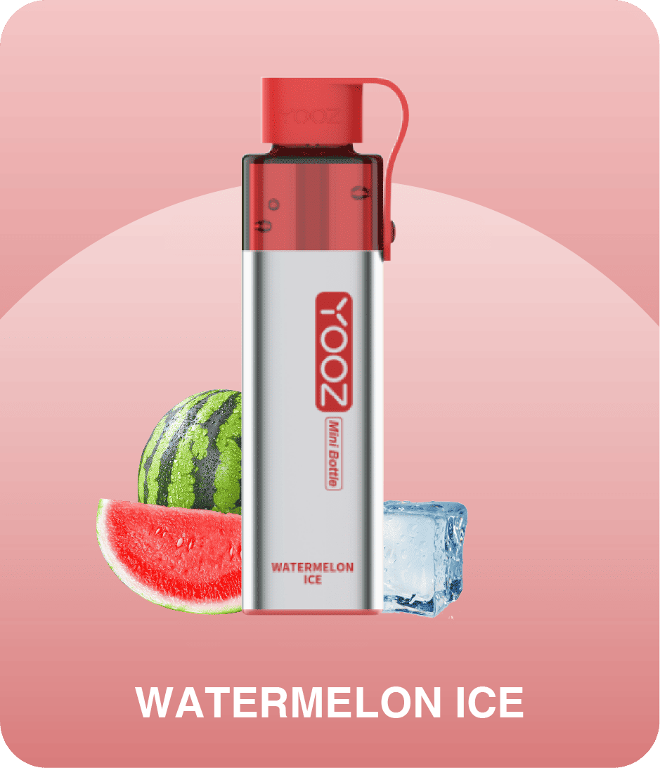 正品柚子迷你小酒瓶 YOOZ Mini Bottle大烟雾4000口食品级硅胶嘴套一次性电子烟-多口味可选 西瓜冰