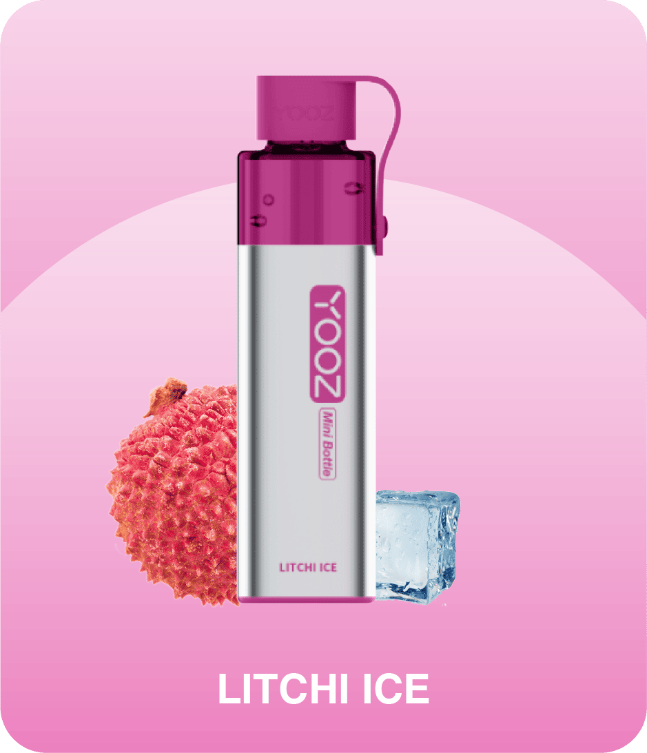 正品柚子迷你小酒瓶 YOOZ Mini Bottle大烟雾4000口食品级硅胶嘴套一次性电子烟-多口味可选 荔枝冰