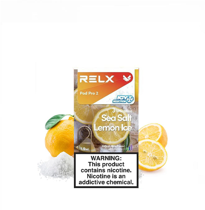 正品悦刻RELX外贸弹 海盐柠檬(Sea Salt Lemon)口味-单颗装三颗起售