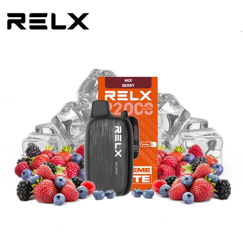 正品悦刻海外版RELX NOVA 22000口液晶屏显示一次性电子烟-多口味可选 混合莓果(蔓越莓 蓝莓 黑莓)
