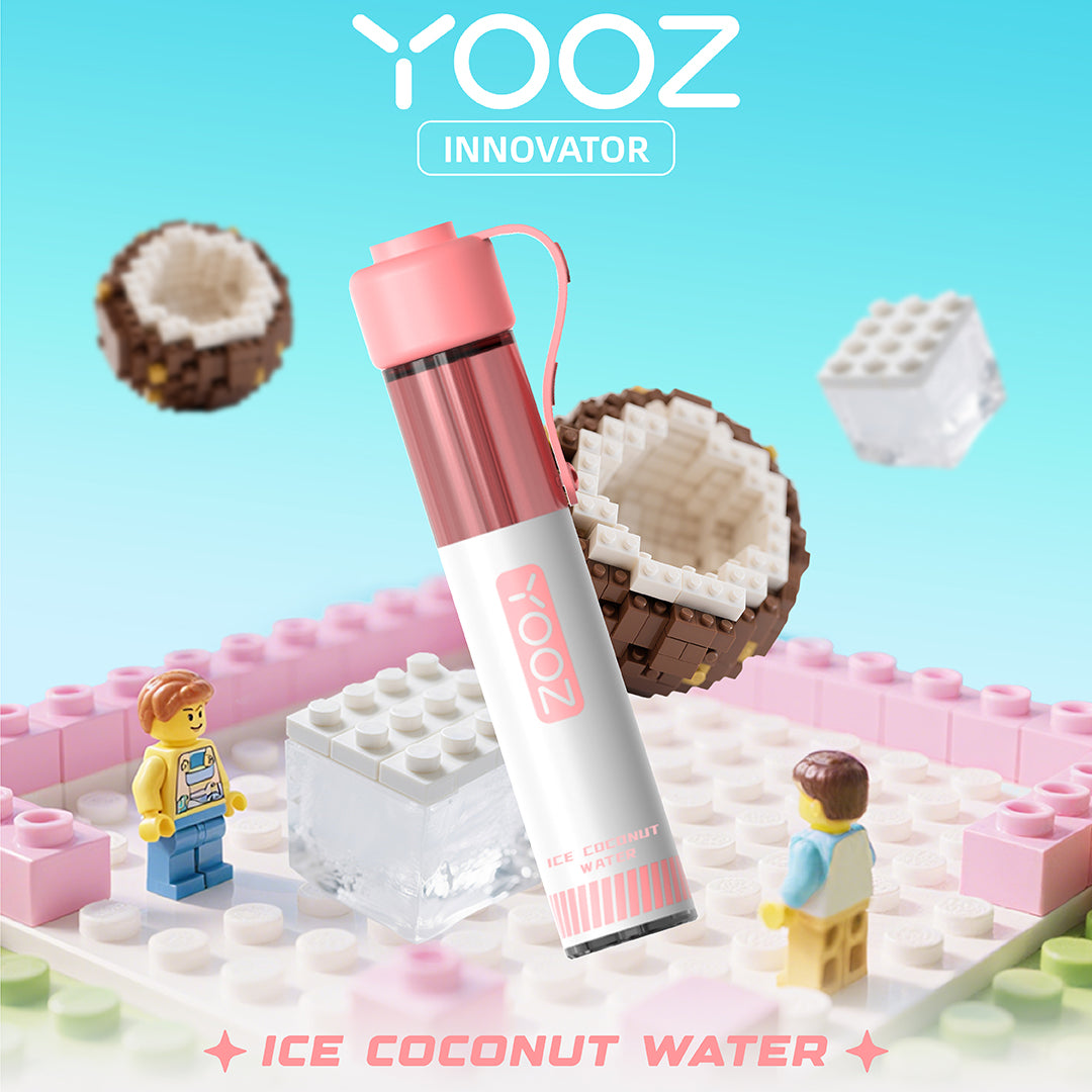 正品柚子积木YOOZ INNOVATOR电子烟食品级硅胶嘴帽冰爽型小烟-多口味可选 冰镇椰子水