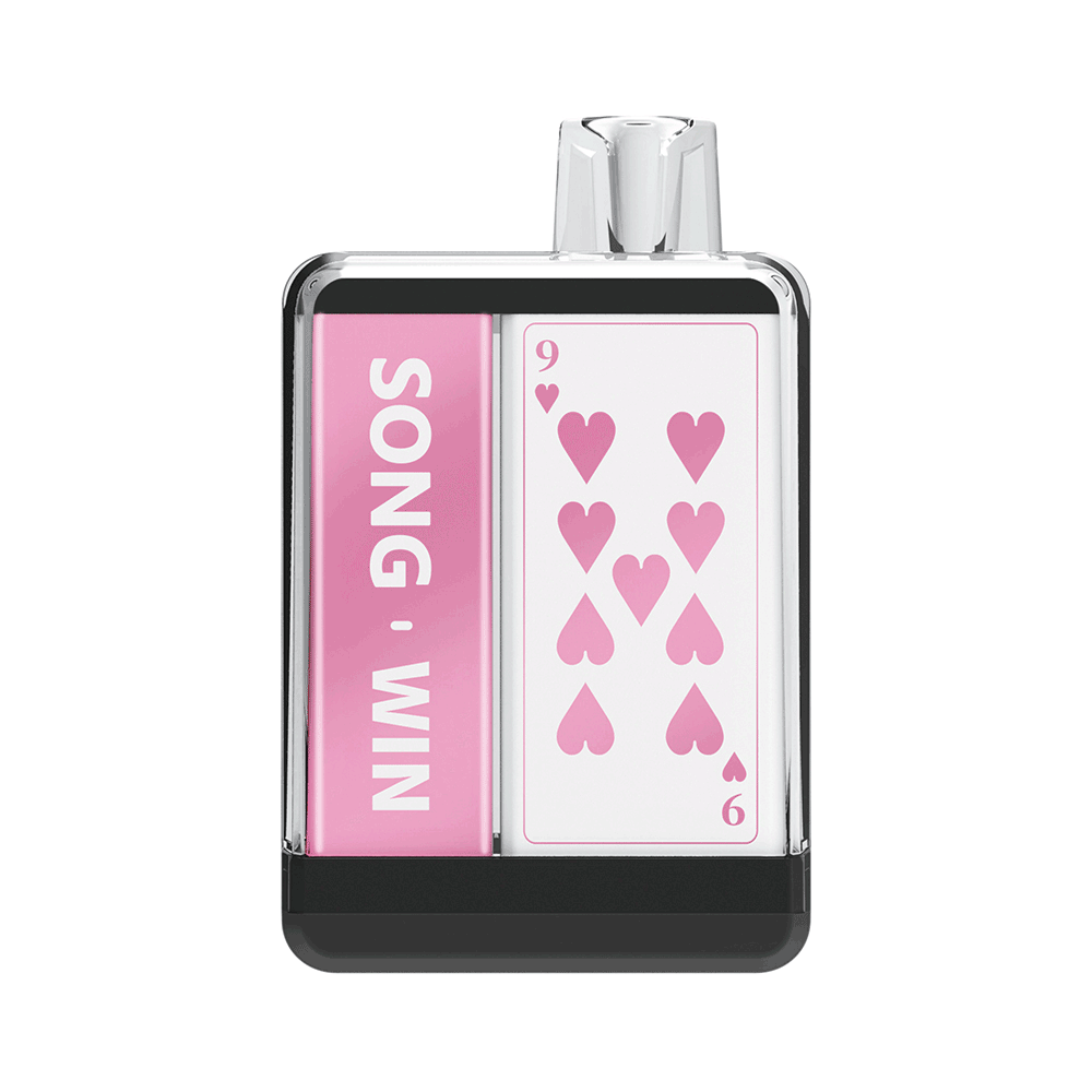 崧电子烟 Song一次性电子烟扑克系列 Y193C Lucky Pink Poker-9000口-多口味可选 草莓