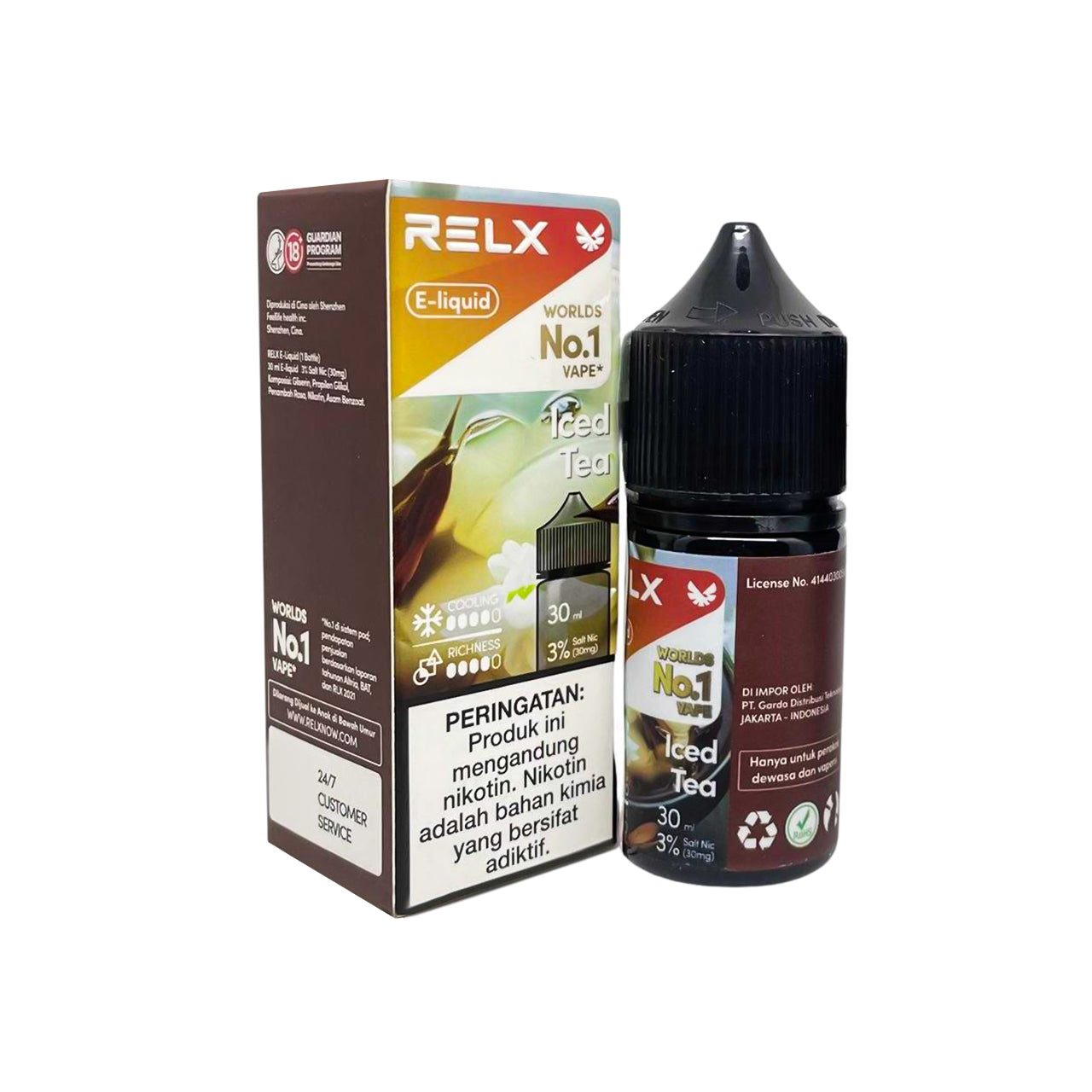 正品原装悦刻尼古丁盐烟油 RELX E-liquid-30ml-多口味58mg/30mg可选