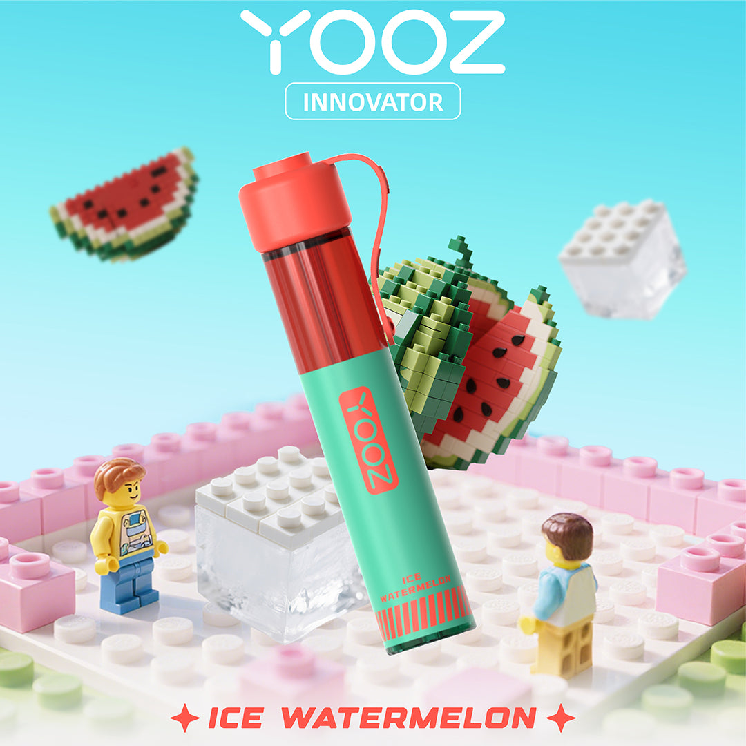 正品柚子积木YOOZ INNOVATOR电子烟食品级硅胶嘴帽冰爽型小烟-多口味可选 冰镇西瓜