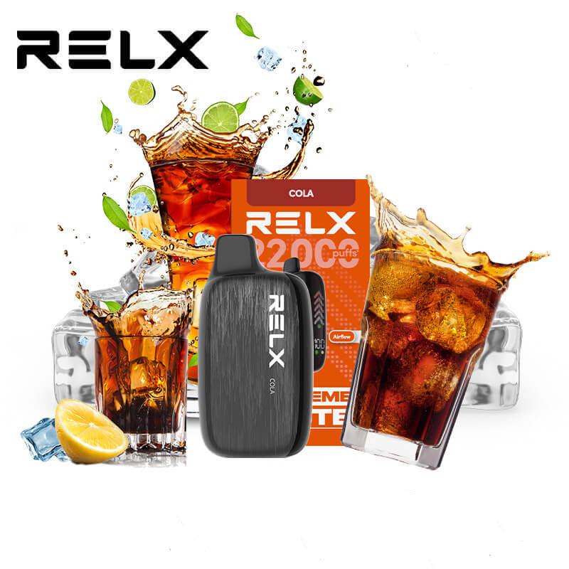 正品悦刻海外版RELX NOVA 22000口液晶屏显示一次性电子烟-多口味可选 可乐