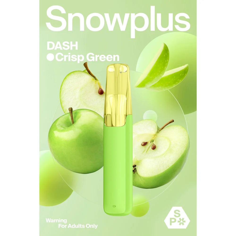 正品Snowplus Dash雪加鸭嘴兽4000口经典一次性电子烟海外版 青苹果