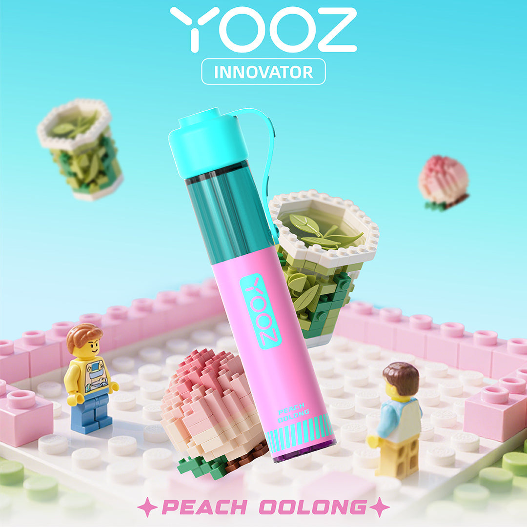 正品柚子积木YOOZ INNOVATOR电子烟食品级硅胶嘴帽冰爽型小烟-多口味可选 蜜桃乌龙