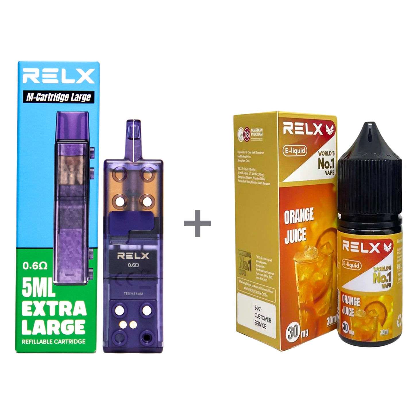正品悦刻三代积木空弹烟油套餐(5ml容积RELX空弹+30ml正品RELX E-liquid) 套装(空弹+烟油) 橙汁_3%Nic