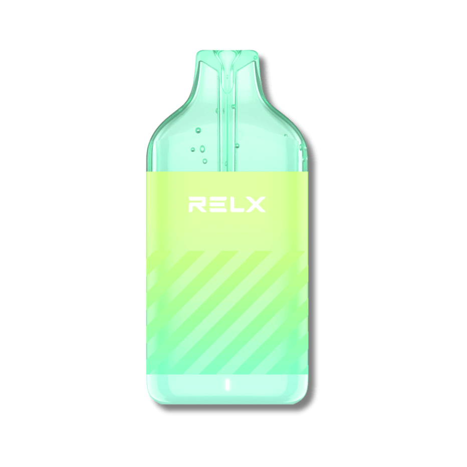 正品悦刻水晶系列 RELX Crystal 15000口一次性电子烟-可视化油仓/经典口味 极凉青提