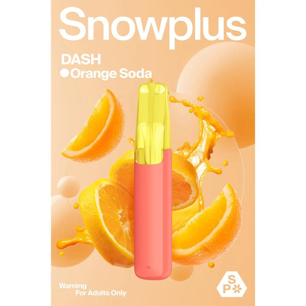 正品Snowplus Dash雪加鸭嘴兽4000口经典一次性电子烟海外版 橘子苏打