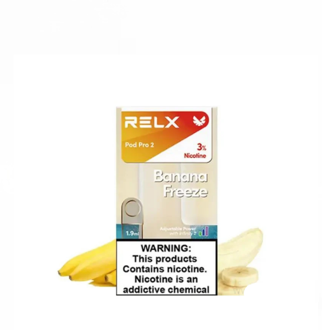 正品悦刻Relx外贸弹 老冰棍(Banana Freeze)口味-单颗装-(陶瓷芯版本)-三颗起售
