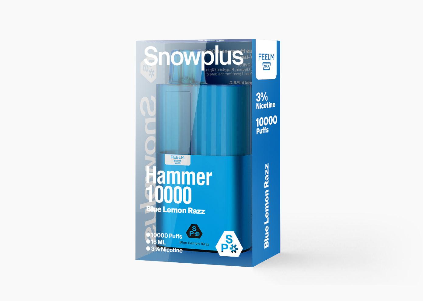 雪加大板砖Snowplus Hammer 10000口 正品海外版 一次性16ml大容量-多口味可选 蓝拉兹(蓝莓)