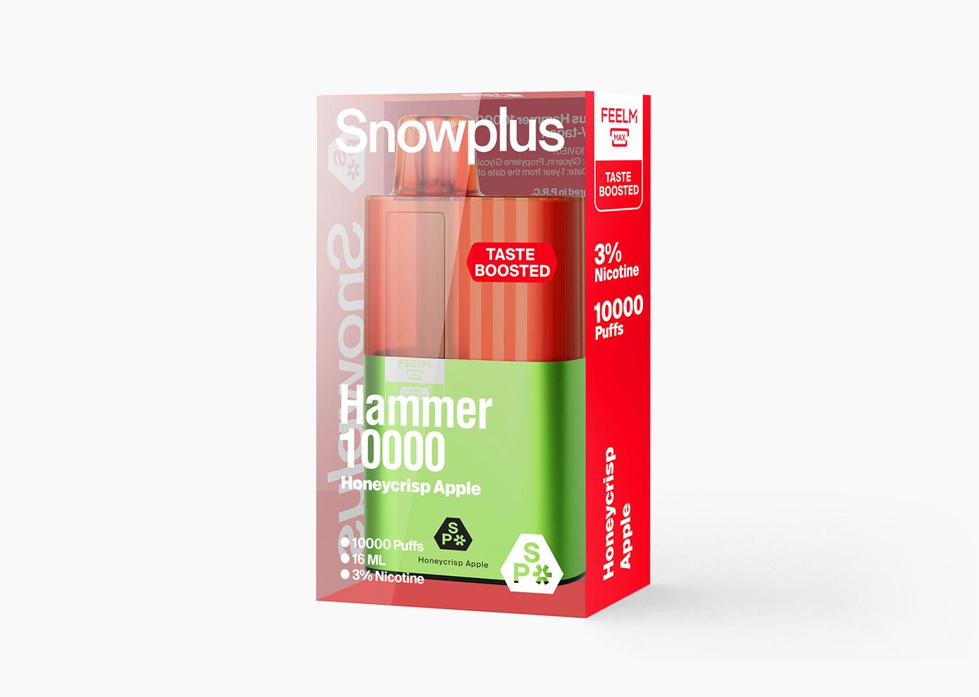 雪加大板砖Snowplus Hammer 10000口 正品海外版 一次性16ml大容量-多口味可选 红苹果
