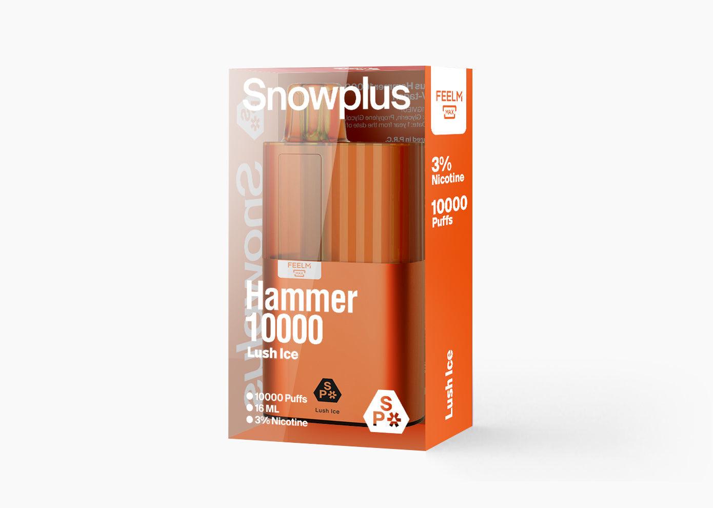 雪加大板砖Snowplus Hammer 10000口 正品海外版 一次性16ml大容量-多口味可选